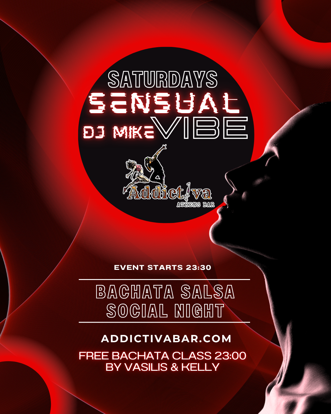 Sensual Vibe Saturday event poster