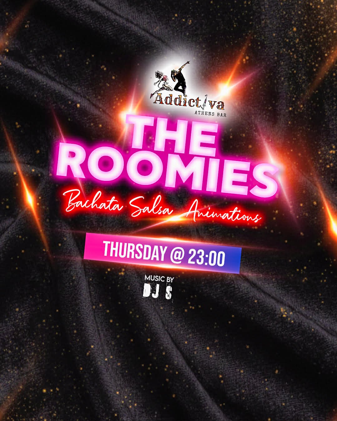 The Roomies Thursday event poster