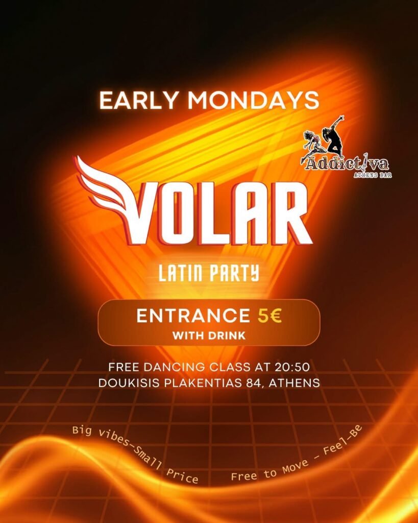 Volar Monday event poster